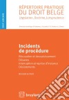 Incidents de procédure. E-book. Formato EPUB ebook