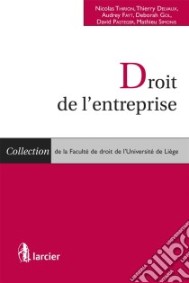 Droit de l'entreprise. E-book. Formato EPUB ebook di Nicolas Thirion