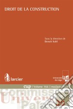 Droit de la constructionL&apos;ouvrage examine le contrat d&apos;entreprise sous le prisme de certaines de ses réglementations particulières, en présentant la jurisprudence la plus récente à ce propos.. E-book. Formato EPUB ebook