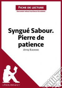 Syngué Sabour. Pierre de patience d'Atiq Rahimi (Analyse de l'oeuvre)Analyse complète et résumé détaillé de l'oeuvre. E-book. Formato EPUB ebook