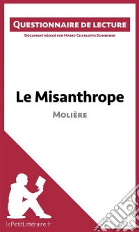 Le Misanthrope de MolièreQuestionnaire de lecture. E-book. Formato EPUB ebook