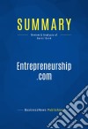 Summary: Entrepreneurship.comReview and Analysis of Burns&apos; Book. E-book. Formato EPUB ebook