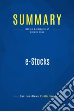 Summary: e-StocksReview and Analysis of Cohan&apos;s Book. E-book. Formato EPUB ebook