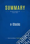 Summary: e-StocksReview and Analysis of Cohan&apos;s Book. E-book. Formato EPUB ebook