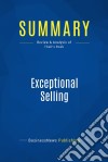 Summary: Exceptional SellingReview and Analysis of Thull&apos;s Book. E-book. Formato EPUB ebook