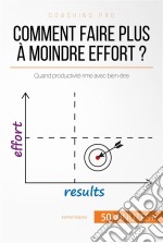 Augmenter sa productivitéTechniques et conseils pour faire plus sans s&apos;épuiser. E-book. Formato EPUB