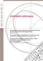 Contrats spéciaux(Droit belge). E-book. Formato EPUB ebook