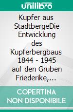 Kupfer aus StadtbergeDie Entwicklung des Kupferbergbaus 1844 - 1945 auf den Gruben Friederike, Oskar und Mina. E-book. Formato EPUB ebook