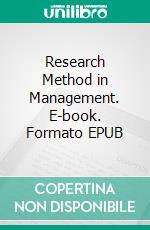 Research Method in Management. E-book. Formato EPUB ebook