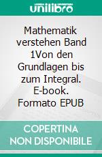 Mathematik verstehen Band 1Von den Grundlagen bis zum Integral. E-book. Formato EPUB ebook di Werner Fricke