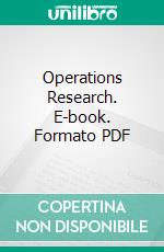 Operations Research. E-book. Formato PDF