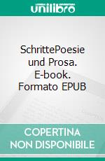 SchrittePoesie und Prosa. E-book. Formato EPUB ebook