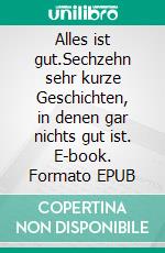 Alles ist gut.Sechzehn sehr kurze Geschichten, in denen gar nichts gut ist. E-book. Formato EPUB