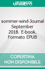 sommer-wind-Journal September 2018. E-book. Formato EPUB ebook