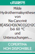 Milde Hydrothermalsynthese von Na-Cancrinit Na8[AlSiO4]6(NO3)2(H2O)4 bei 60 °C und Untersuchungen zur thermischen StabilitätDiplomarbeit 2009. E-book. Formato EPUB ebook