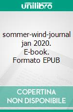 sommer-wind-journal jan 2020. E-book. Formato EPUB ebook