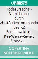 Todesursache - Vernichtung durch ArbeitAußenkommandos des KZ Buchenwald im Kali-Werra-Revier. E-book. Formato EPUB ebook