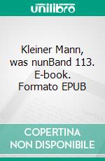 Kleiner Mann, was nunBand 113. E-book. Formato EPUB ebook di Hans Fallada