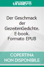 Der Geschmack der GezeitenGedichte. E-book. Formato EPUB ebook