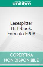 Lesesplitter II. E-book. Formato EPUB ebook