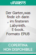 Der Garten,was finde ich darin , im finsteren Labyrinth. E-book. Formato EPUB ebook