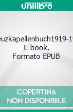 Bergkreuzkapellenbuch1919-1923/19. E-book. Formato EPUB ebook di Herwig Bachler