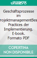 Geschäftsprozesse im ProjektmanagementBest Practices der Implementierung. E-book. Formato PDF ebook di Steffen Rietz