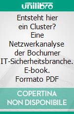 Entsteht hier ein Cluster? Eine Netzwerkanalyse der Bochumer IT-Sicherheitsbranche. E-book. Formato PDF