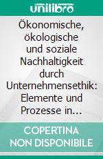 Ökonomische, ökologische und soziale Nachhaltigkeit durch Unternehmensethik: Elemente und Prozesse in Theorie und Praxis. E-book. Formato PDF ebook