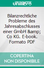 Bilanzrechtliche Probleme des Jahresabschlusses einer GmbH &amp; Co KG. E-book. Formato PDF ebook