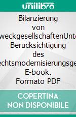 Bilanzierung von ZweckgesellschaftenUnter Berücksichtigung des Bilanzrechtsmodernisierungsgesetzes. E-book. Formato PDF ebook di Michael Holzgethan