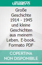 Große Geschichte 1914 - 1945 und kleine Geschichten aus meinem Leben. E-book. Formato PDF ebook di Otto Wagener