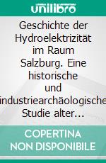 Geschichte der Hydroelektrizität im Raum Salzburg. Eine historische und industriearchäologische Studie alter Wasserkraftwerke. E-book. Formato PDF ebook