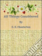 All things considered. E-book. Formato EPUB