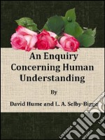 An enquiry concerning human understanding. E-book. Formato EPUB ebook