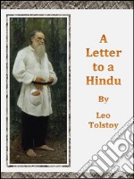 A letter to a hindu. E-book. Formato EPUB ebook