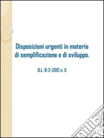 Decreto semplificazioni . E-book. Formato Mobipocket ebook di Studium Legis