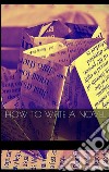 How to write a novel. E-book. Formato EPUB ebook