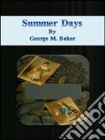 Summer days. E-book. Formato Mobipocket ebook