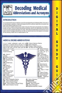 Medical Abbreviations and Acronyms (Blokehead Easy Study Guide). E-book. Formato Mobipocket ebook di The Blokehead