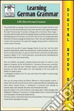 German Grammar ( Blokehead Easy Study Guide). E-book. Formato EPUB ebook