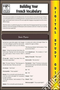 French Vocabulary (Blokehead Easy Study Guide). E-book. Formato EPUB ebook di The Blokehead