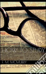 How to Study. E-book. Formato EPUB