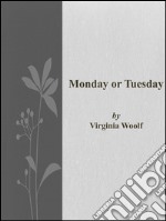 Monday or Tuesday. E-book. Formato EPUB ebook