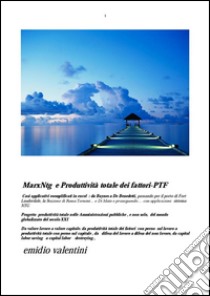 MarxNTG e Produttivita totale   dei fattori -PTF. E-book. Formato Mobipocket ebook di Emidio Valentini