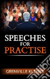 Speeches for practise. E-book. Formato EPUB ebook