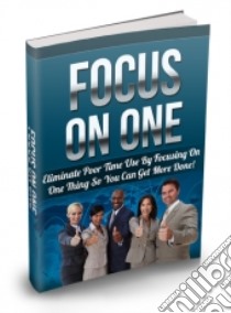 Focus on one. E-book. Formato PDF ebook di Ouvrage Collectif