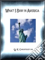 What I saw in America. E-book. Formato Mobipocket