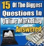 Top 15 marketing FAQ. E-book. Formato PDF ebook