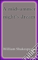 A midsummer night´s dream. E-book. Formato EPUB ebook